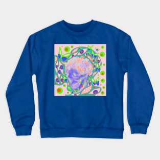 soft pink buttefly skeleton monster ecopop Crewneck Sweatshirt